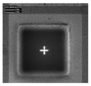 Figure 7 High-resolution trenching enables edits at advanced nodes. [Image courtesy of FIB International Inc.]