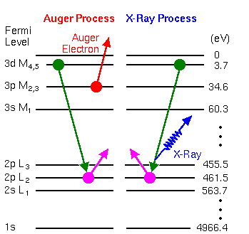 Auger 이론 X 선 과정