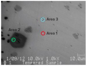 Secondary Electron image: appearance of defects