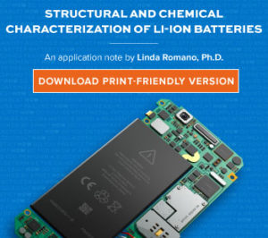 Download "Structural and Chemical Characterization of Li-Ion Batteries"